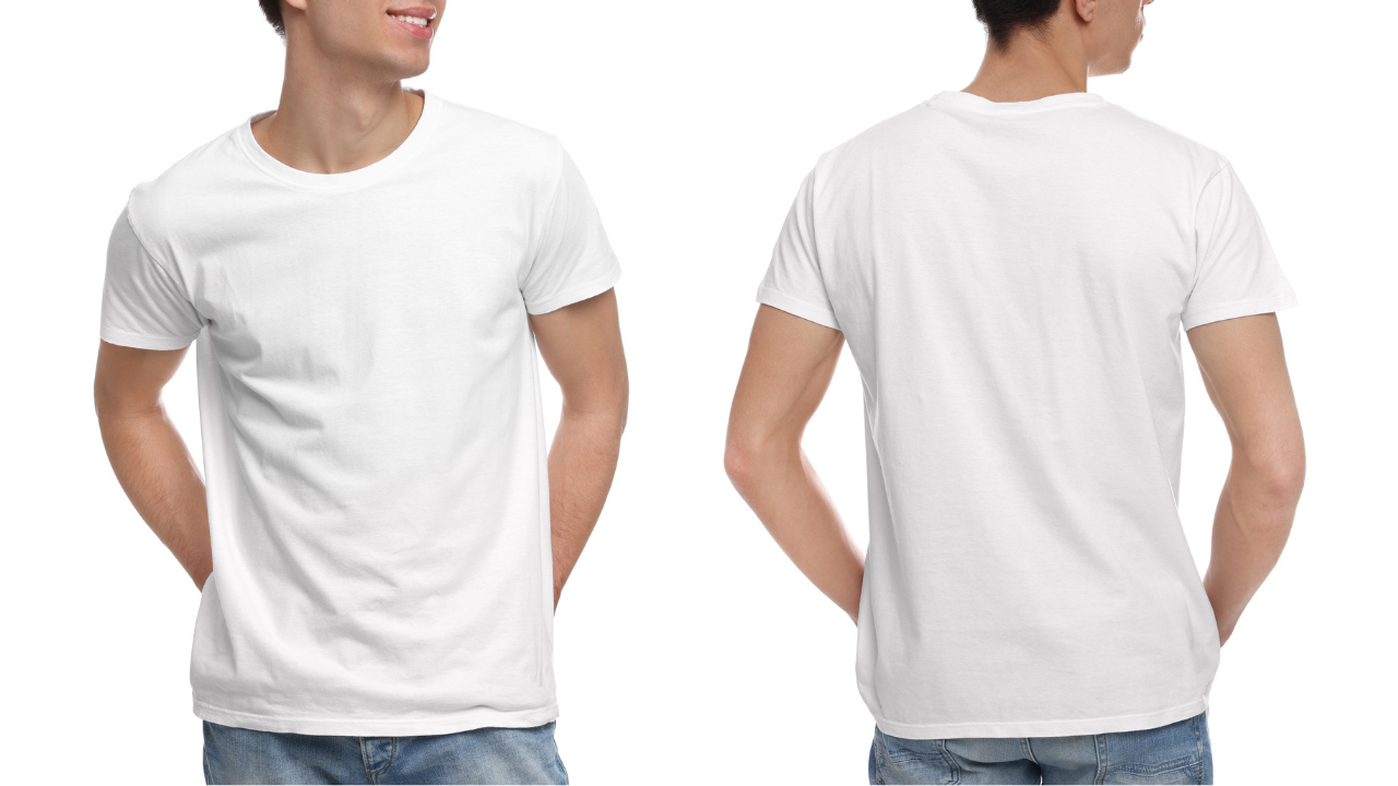 1. Start with a crisp everyday T shirt