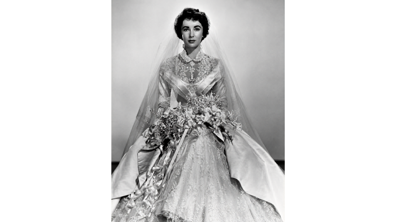 7. Elizabeth Taylor’s iconic 1950s gown