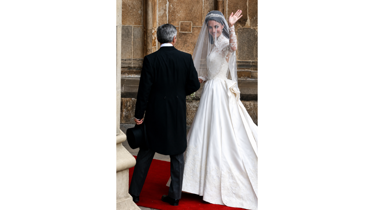 1. Kate Middleton’s Alexander McQueen masterpiece