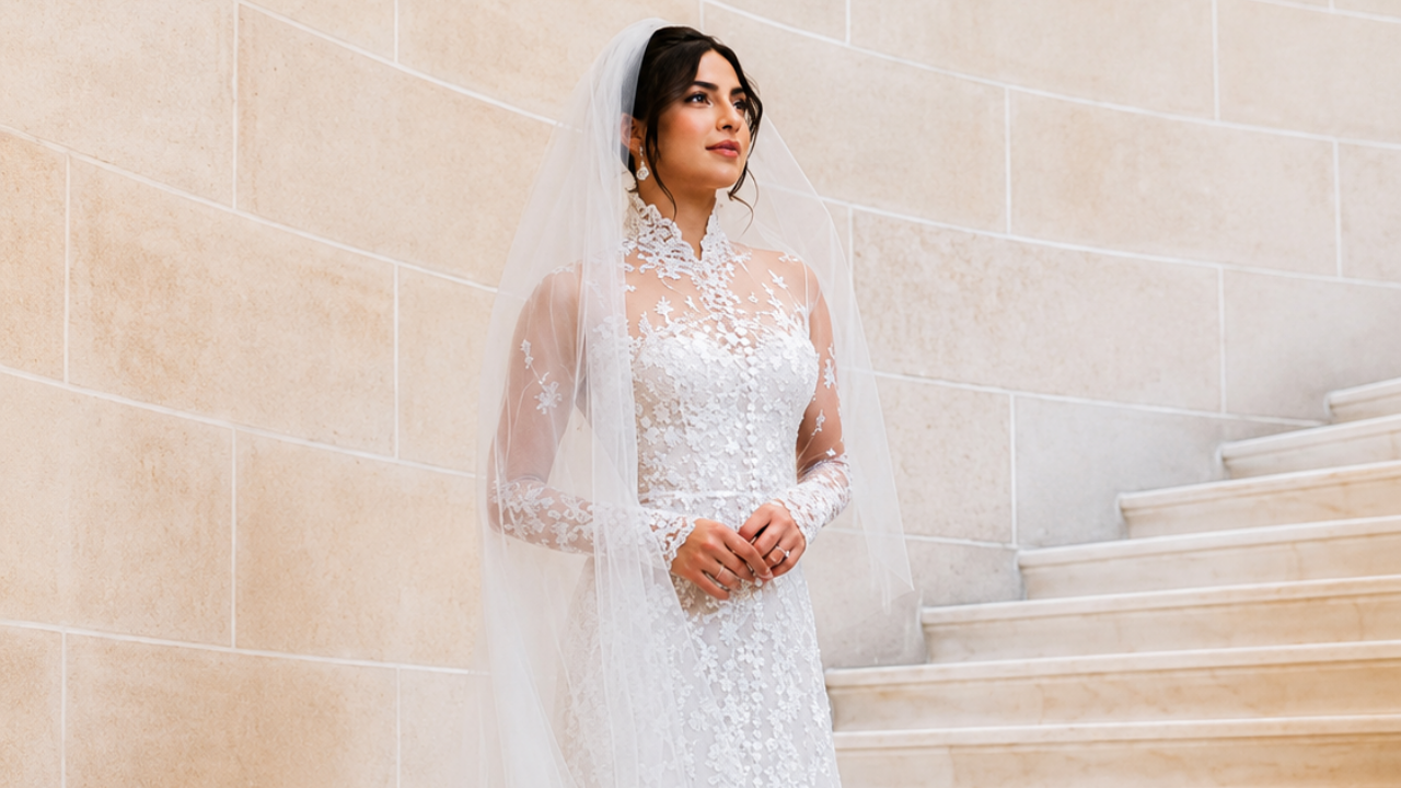 10. Priyanka Chopra’s two-piece wedding wardrobe