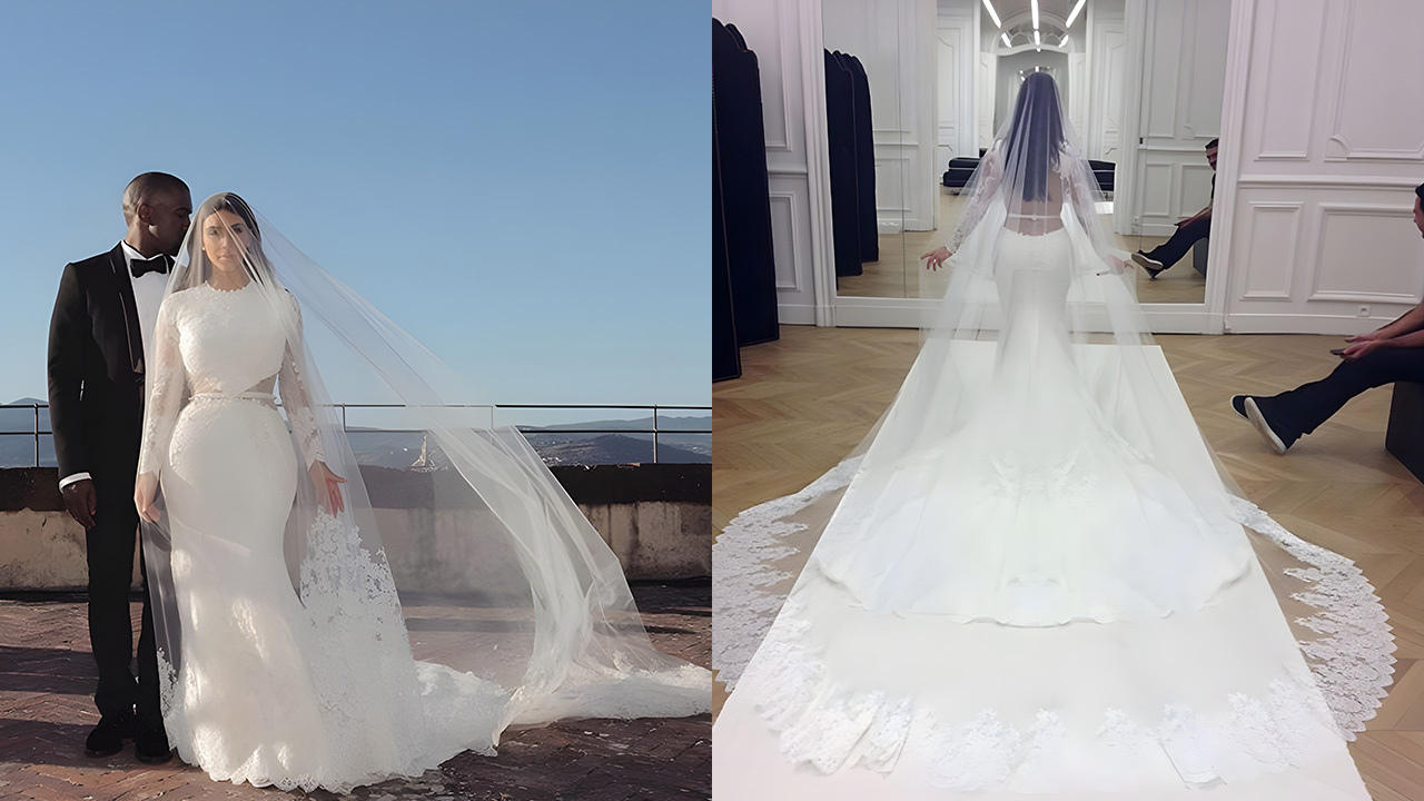 8. Kim Kardashian’s multiple couture gowns