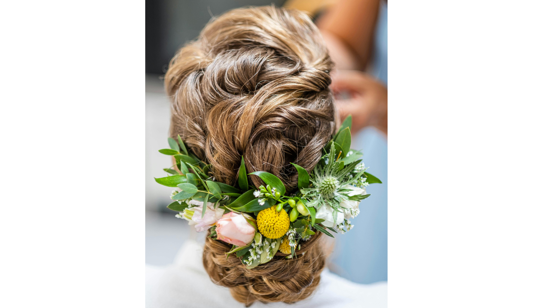 8. Textured Bridal Bun