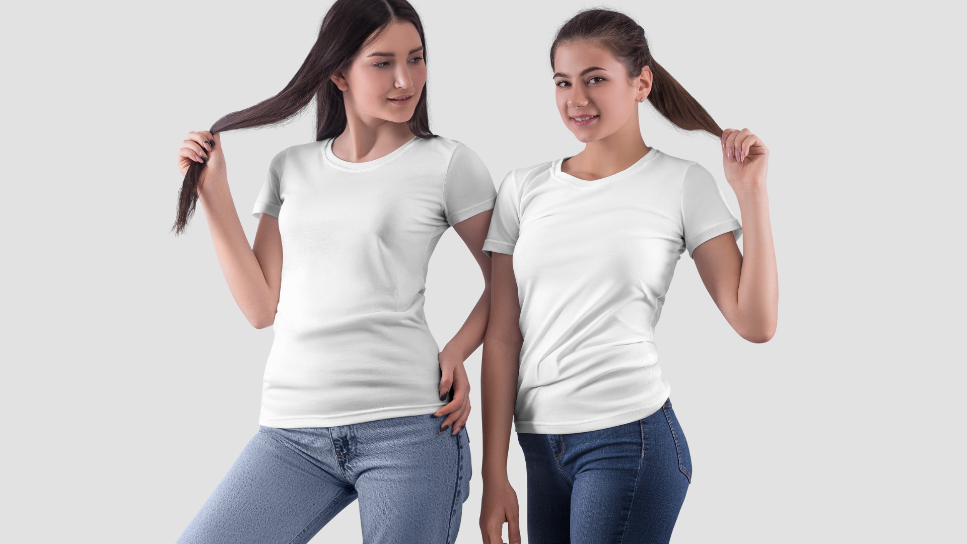 2. Classic white shirt with denim