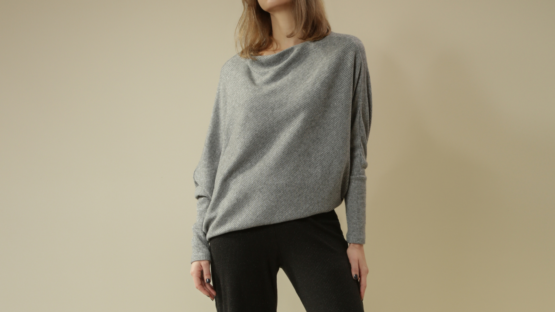 3. Knitwear with tailored trousers
