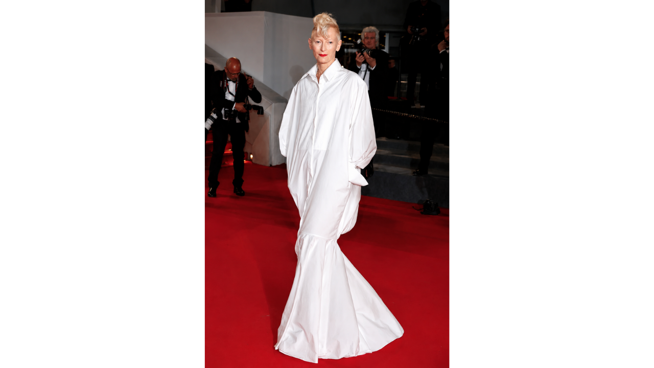 10. Tilda Swinton’s minimalist Alaïa