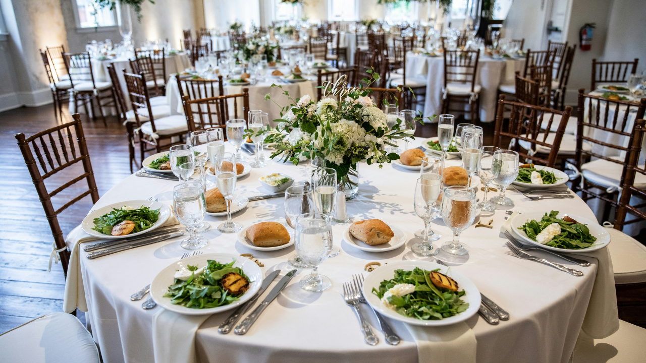 6. Catering plans caused delays