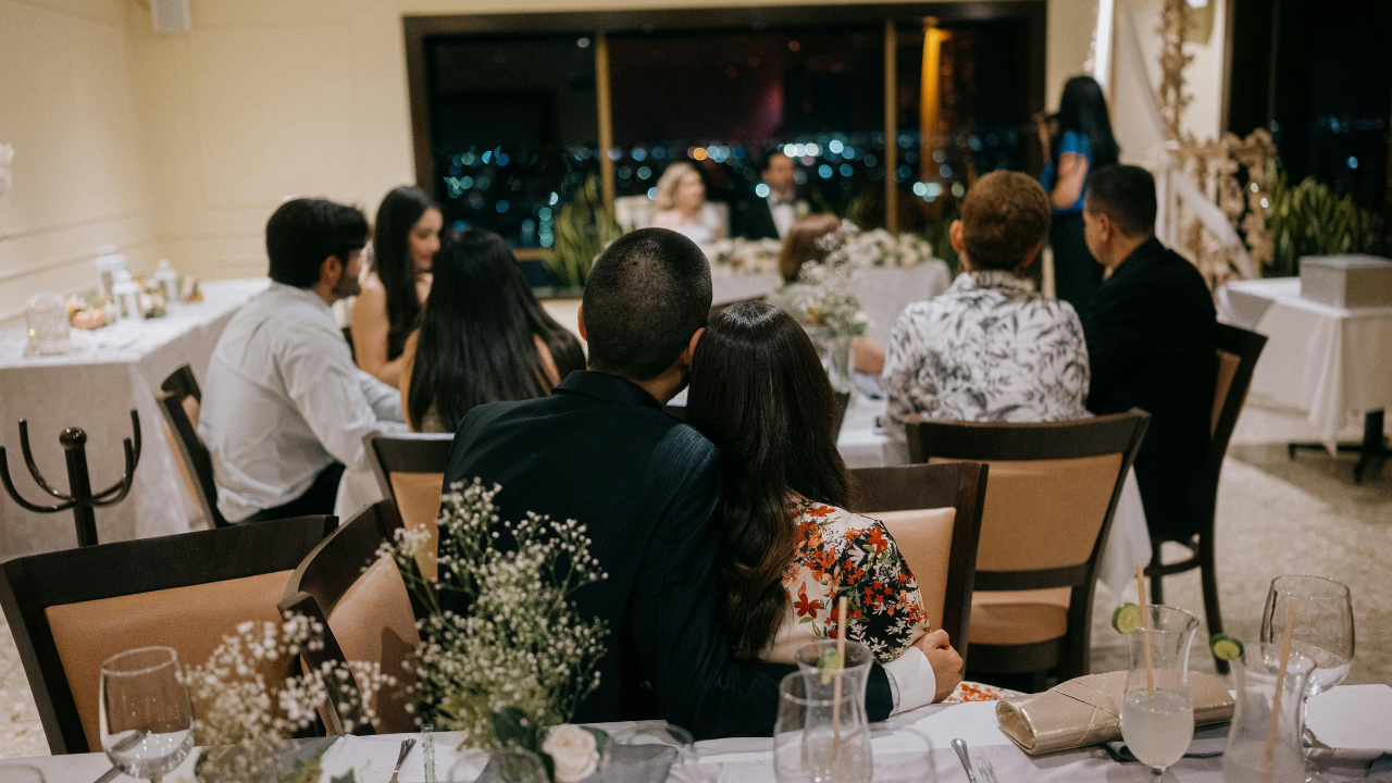 9. A disruption during the reception