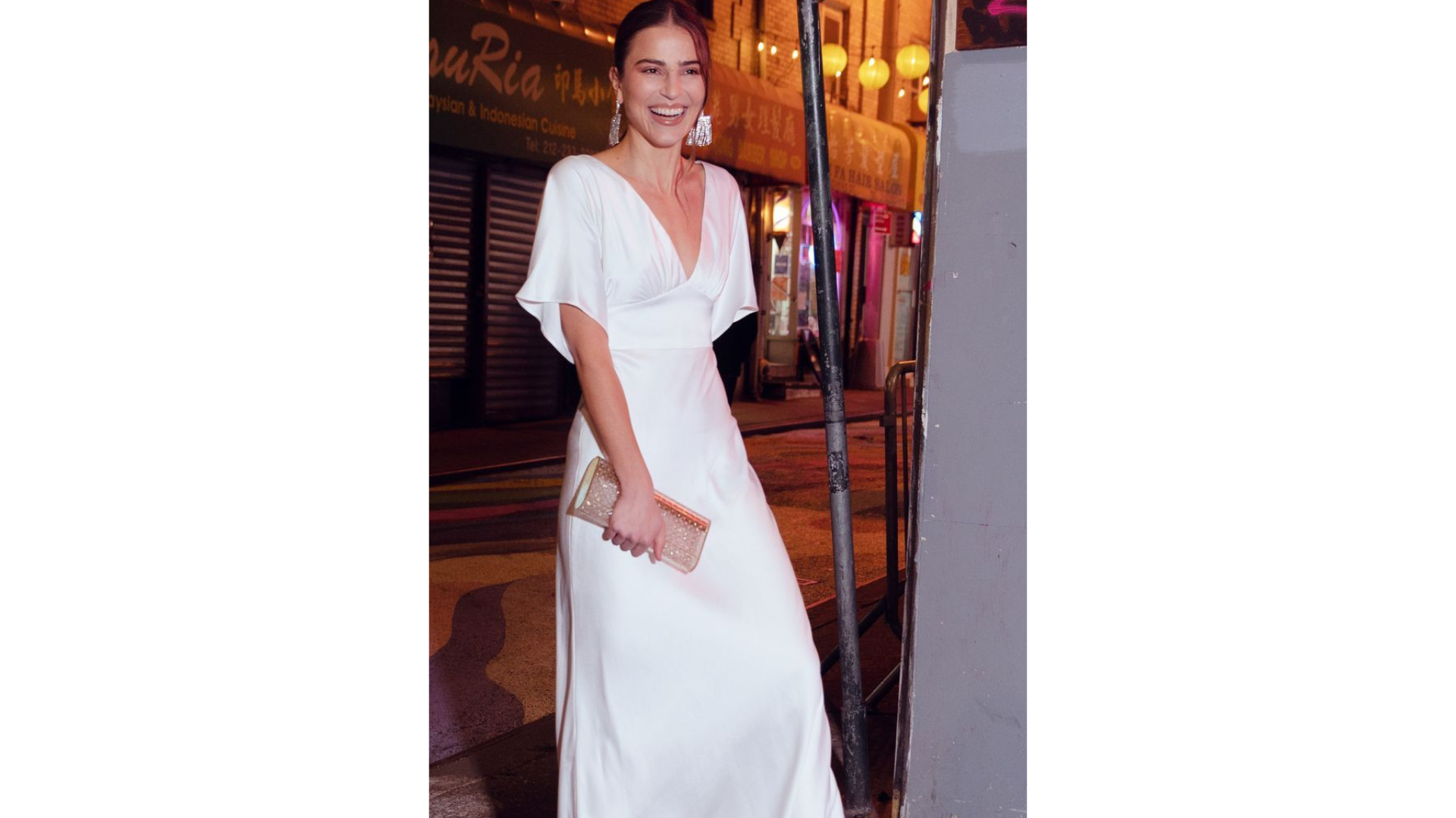 13. Minimal Crepe Midi Dress