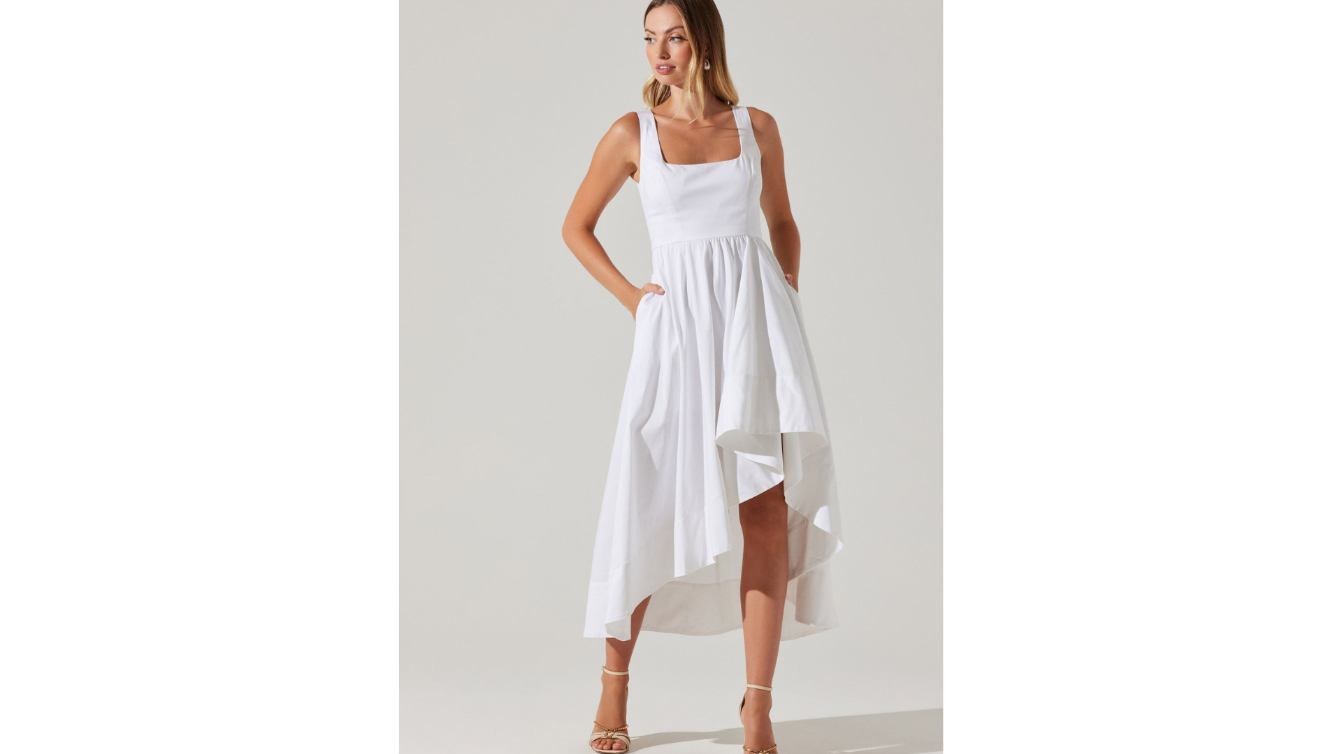 14. High-Low Hem Dress