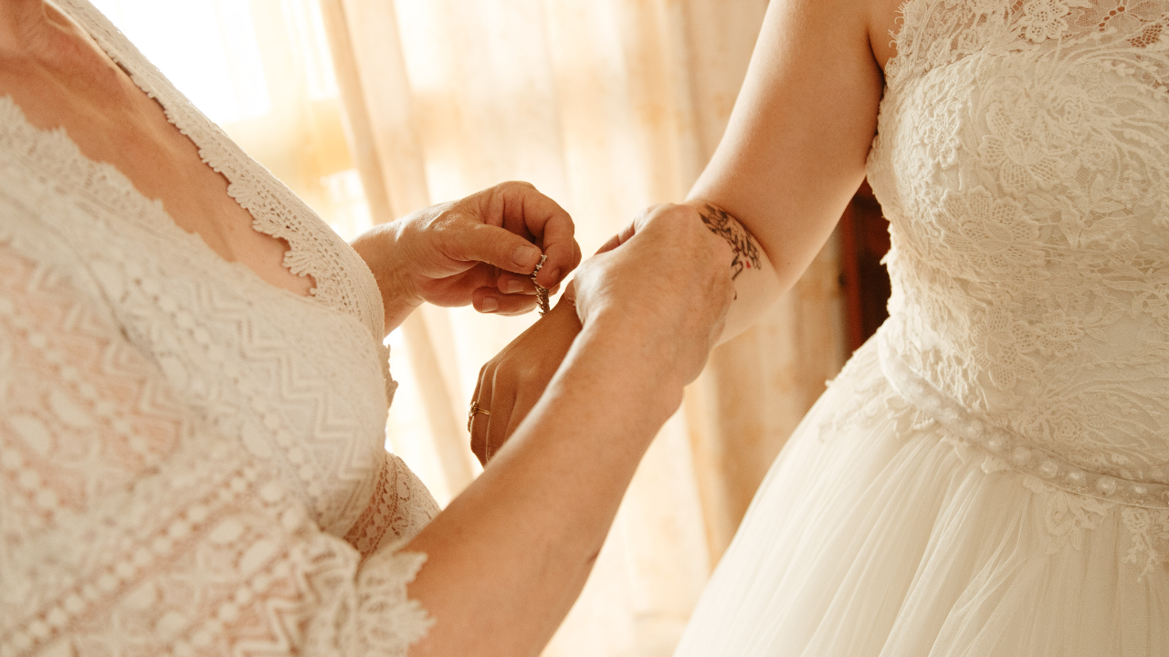 8. A piece of your mother’s dress