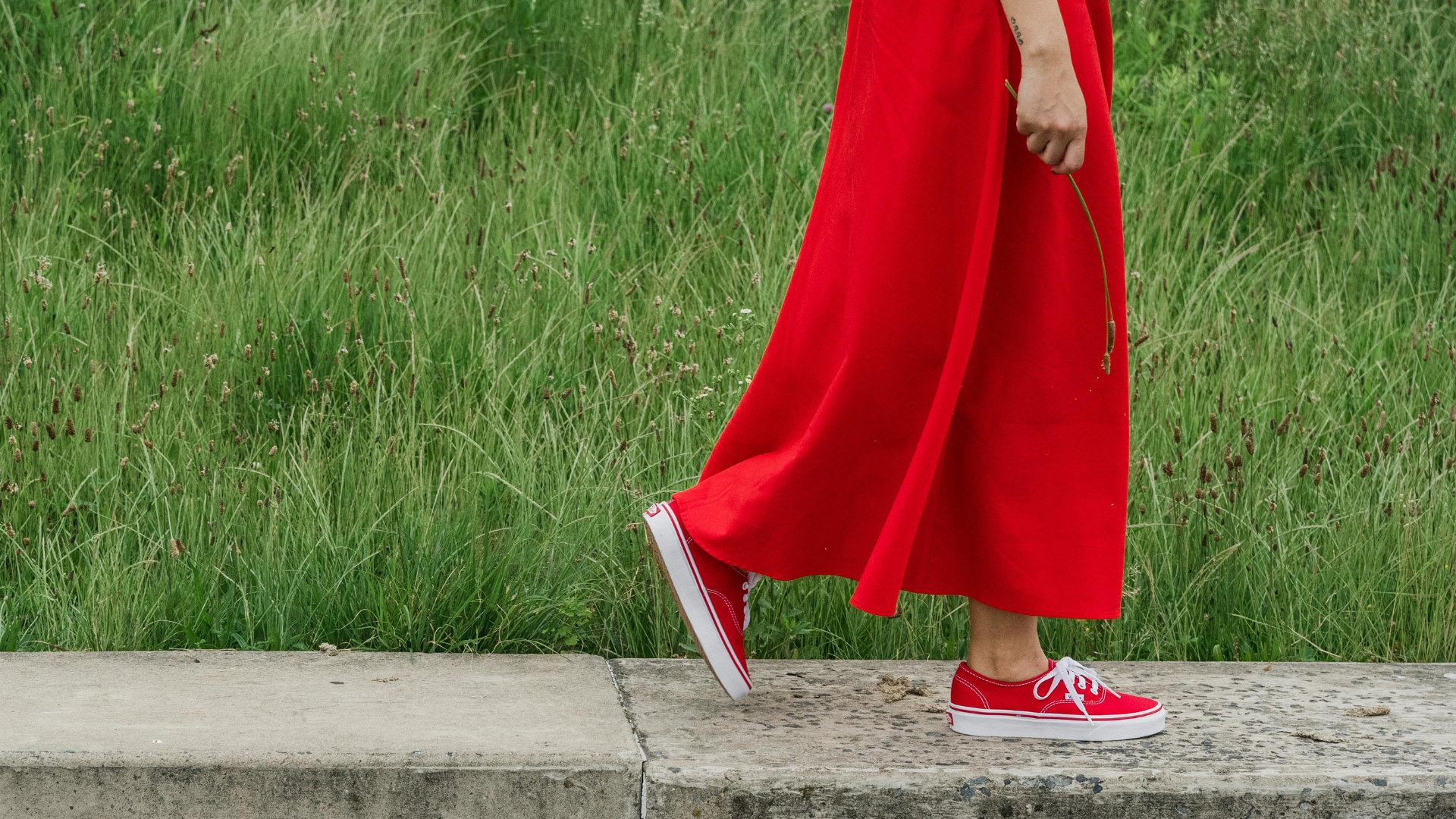 7. Dresses Styled with Sneakers