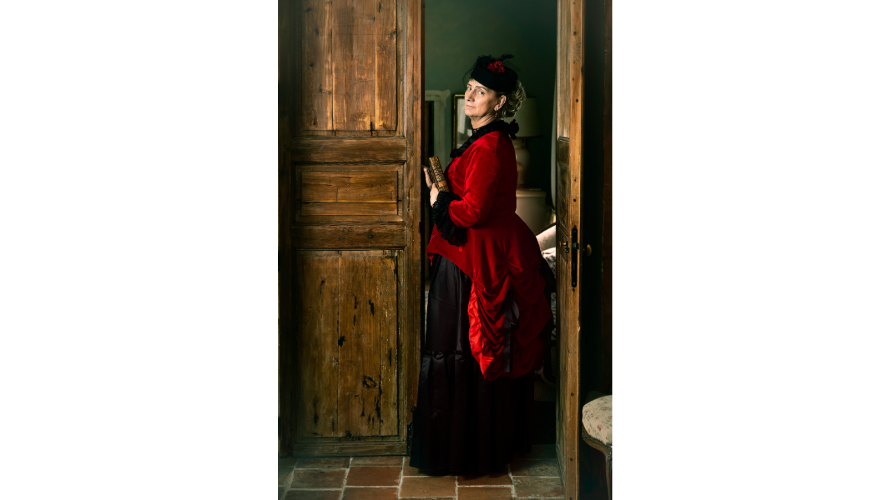 3. Bustle dress of the 1870s