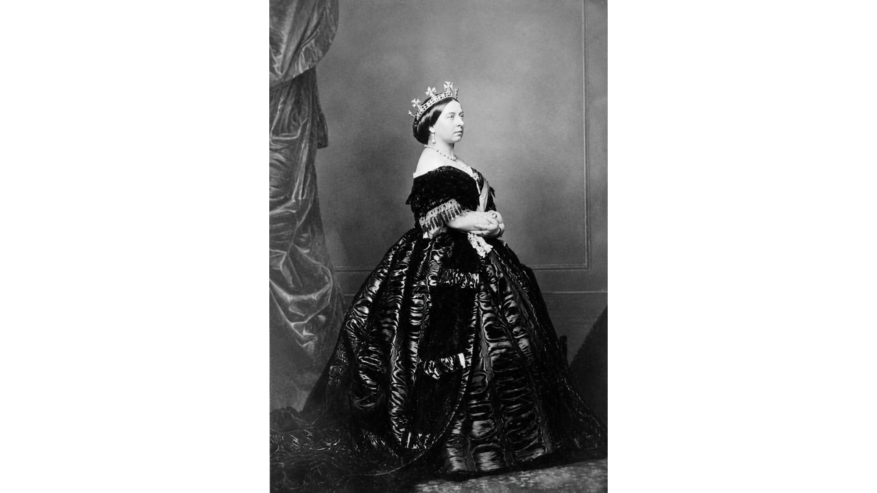 9. Queen Victoria’s mourning dress