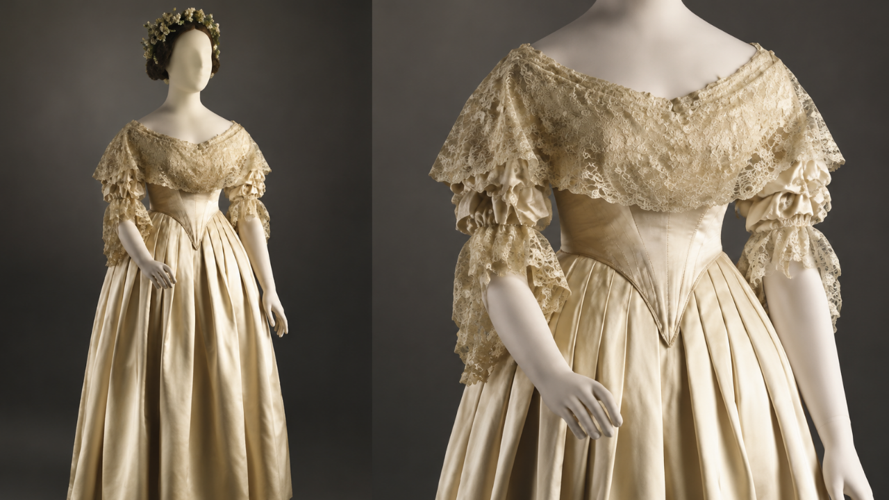 2. Queen Victoria’s wedding dress