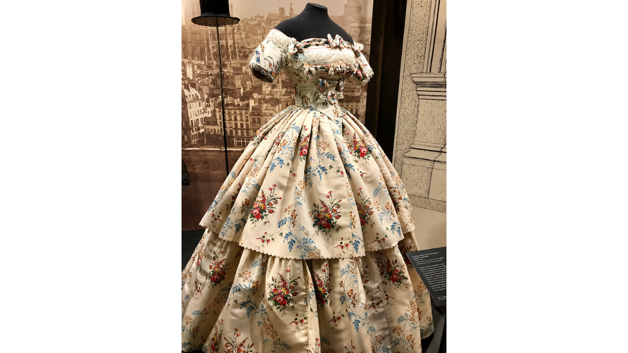 1. Empress Eugénie’s silk evening bodice