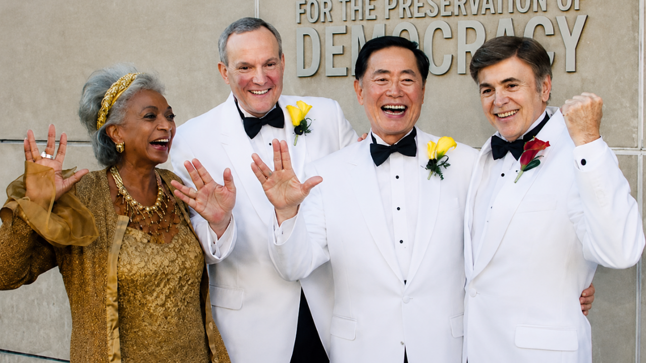 6. George Takei and Brad Takei