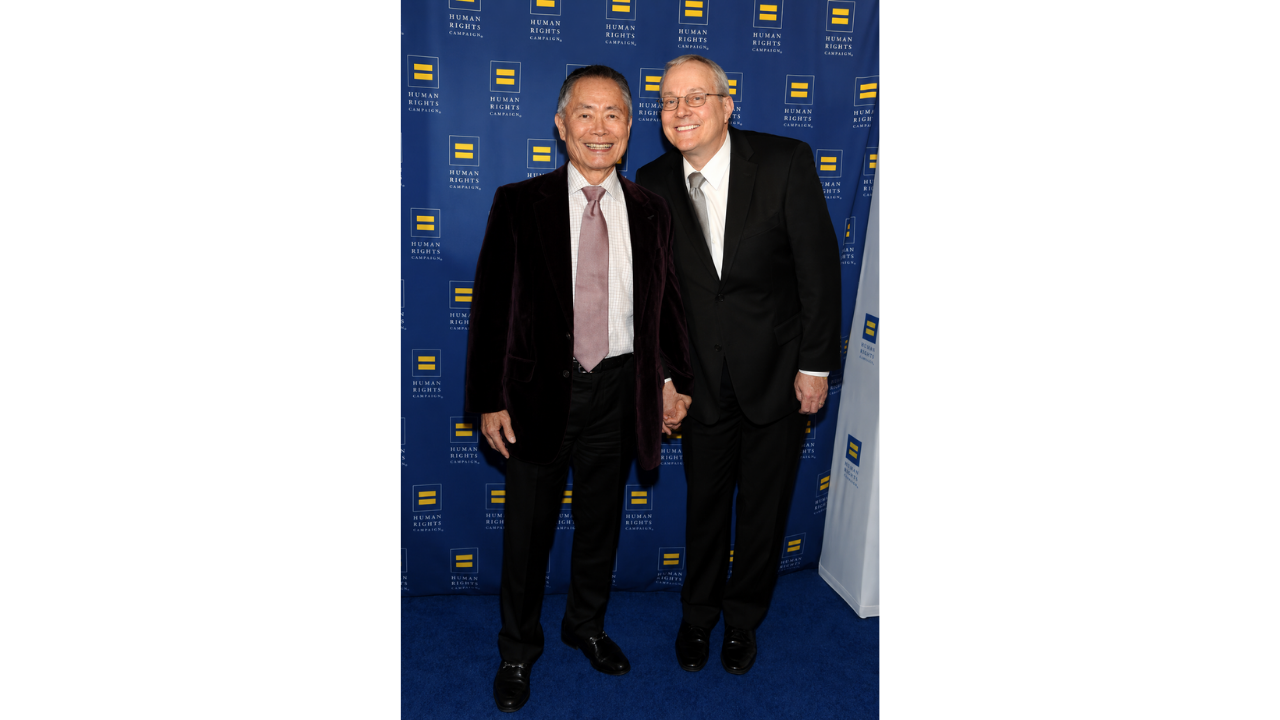 8. George Takei and Brad Altman