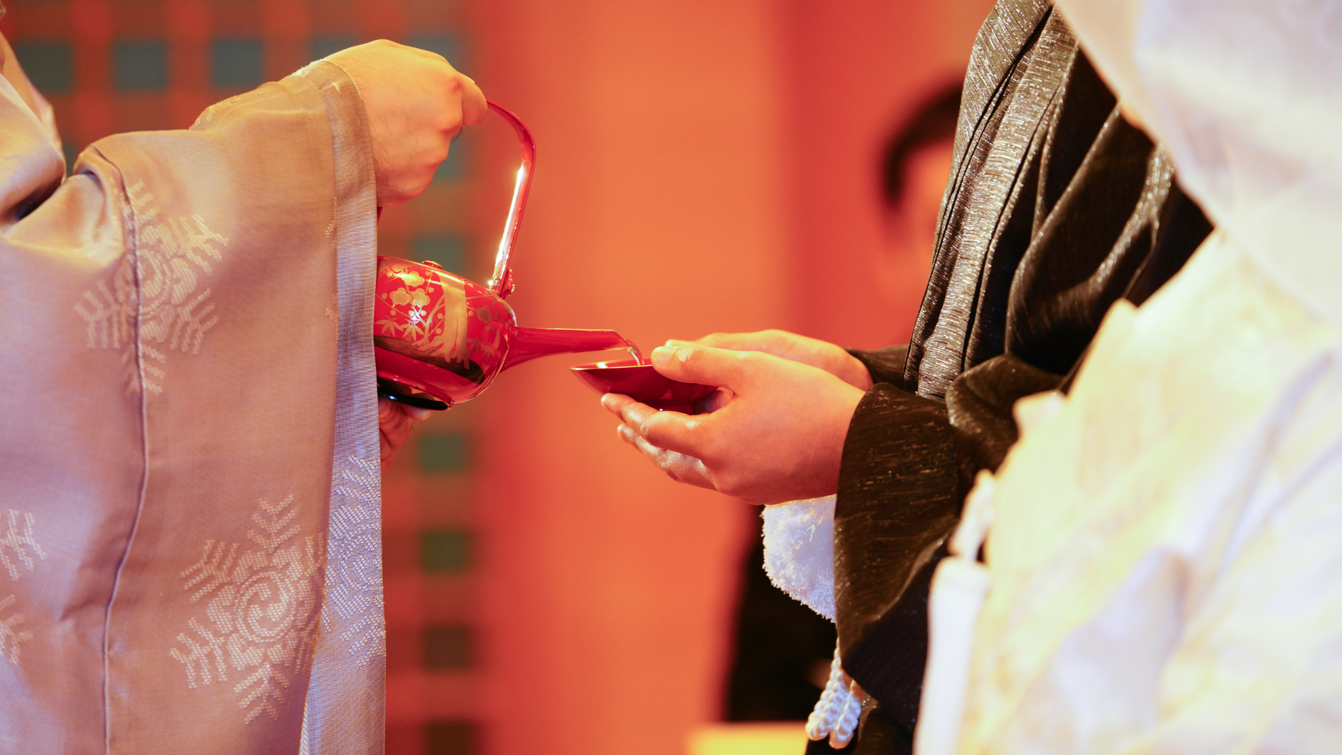 4. San-san-kudo Sake Ritual (Japan)