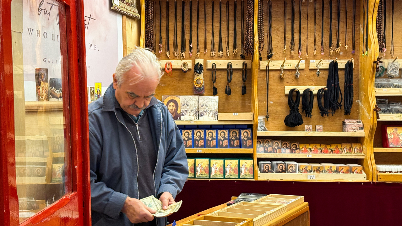 15. Religious souvenirs and everyday wardrobes