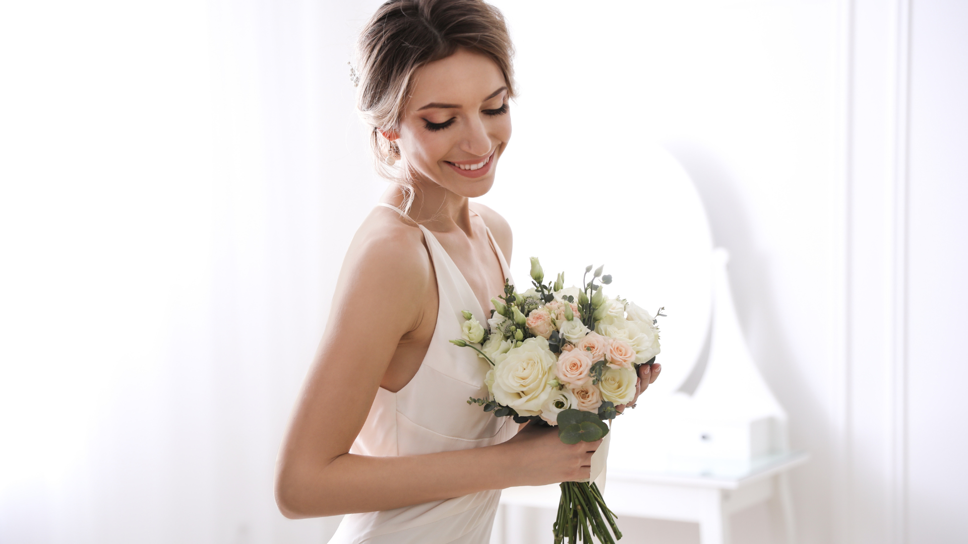 8. Minimalist gowns feel more personal and authentic