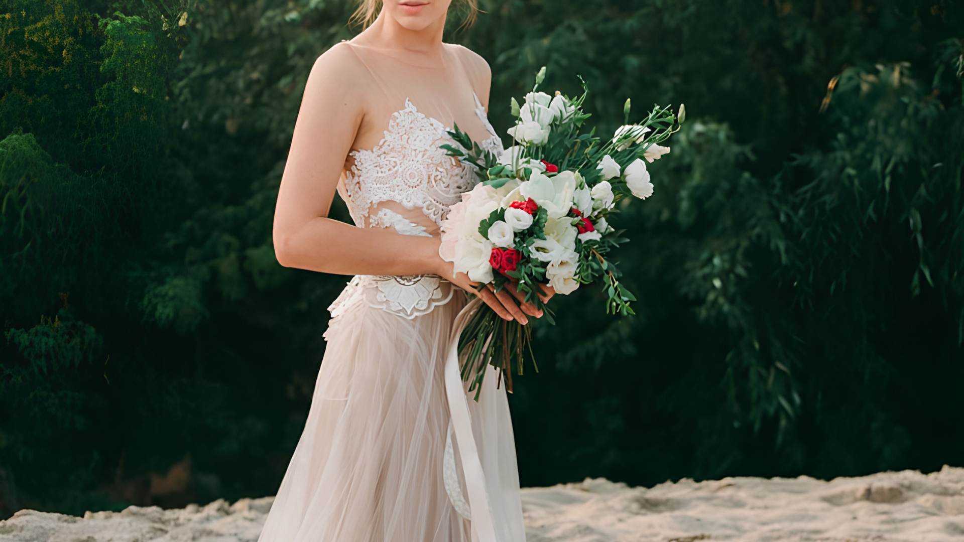15. Neutral tones dominate modern bridal palettes