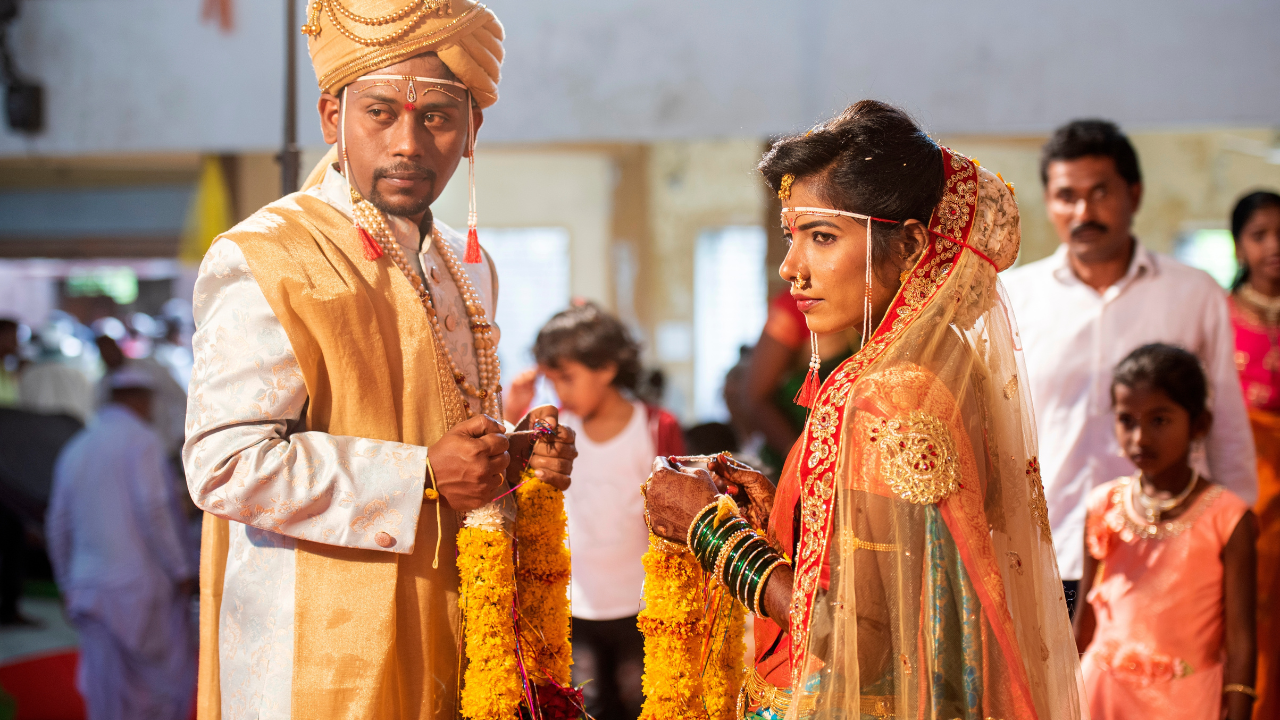 4. The bride waiting at the ceremony space