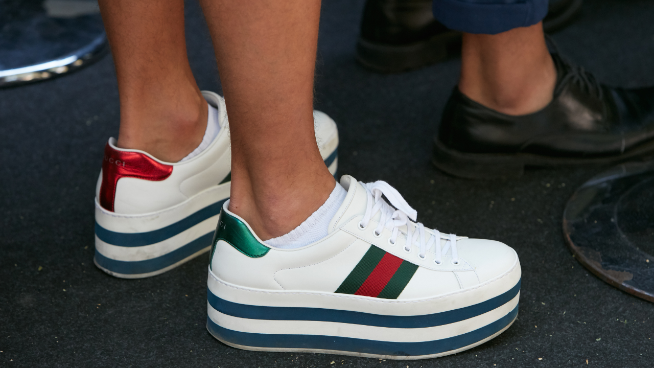 7. Elevated wedge sneakers